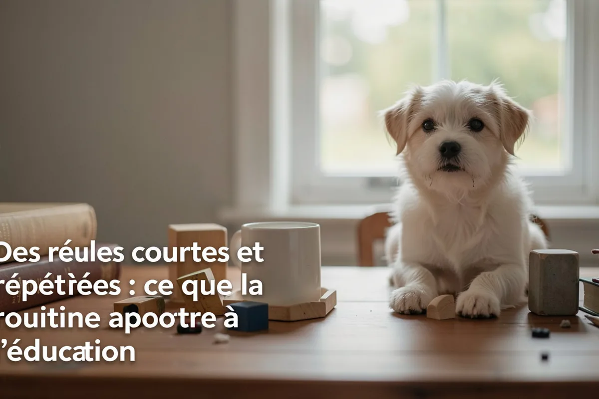 Illustration générique d’un chien marchant en laisse détendue lors d’une sortie quotidienne