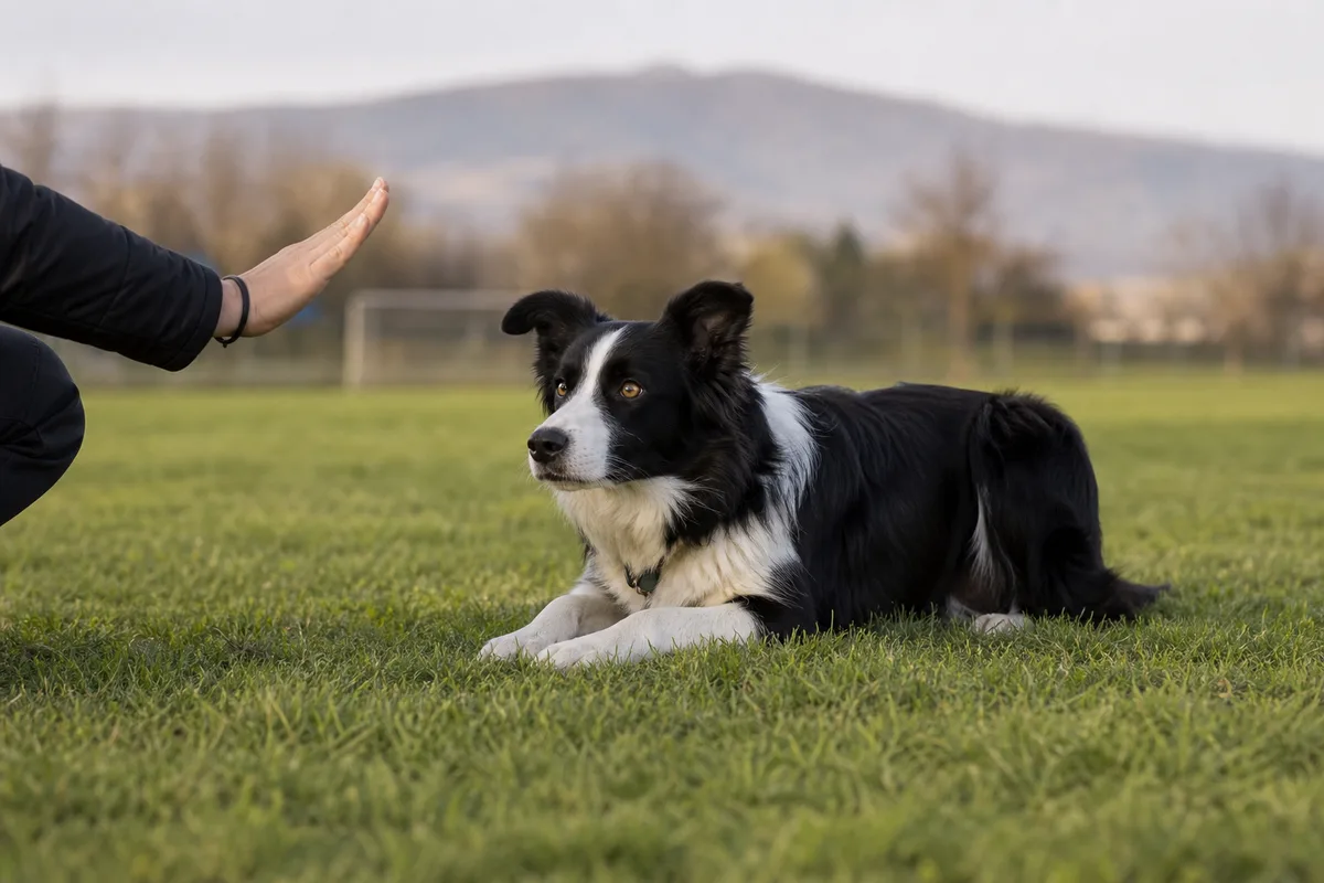 Illustration générique d’une séance individuelle d’apprentissage avec un chien